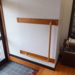 玄関手摺り　住宅改修